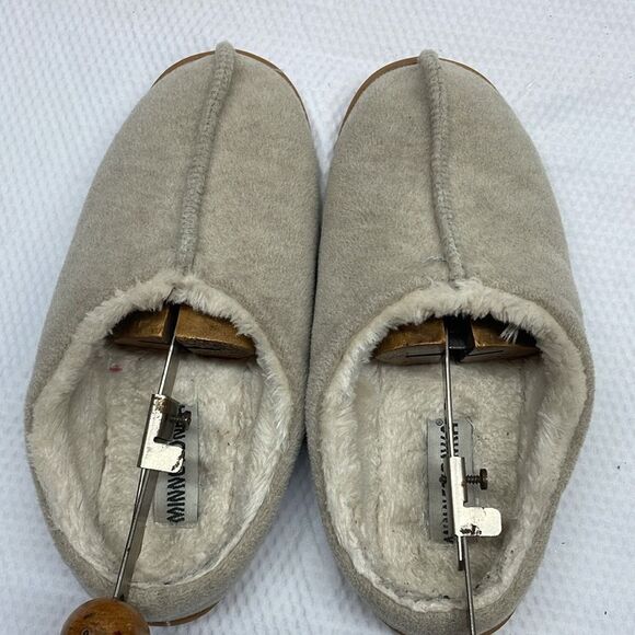 Minnetonka suede slippers mules 44771 Sherpa lined - Picture 4 of 9